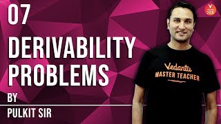 Famous Differentiability & Continuity of a Function Lecture-7 | Class 12 Maths | JEE Main Maths | Vedantu Wealth