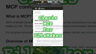 Claris MCP for FileMaker