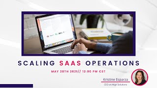 Scaling SaaS Operations.