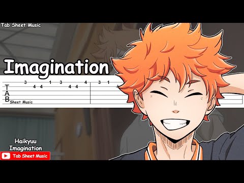 Haikyuu!! OP 1 - Imagination Guitar Tutorial