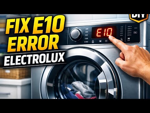 Tutorial:How to fix a E10 error code on Electrolux or Arthur martin washing machine