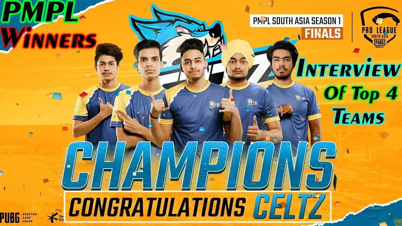 PMPL SA SEASON 1 WINNER TEAM CELTZ INTERVIEW | FULL HD