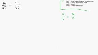 Fractions  Dividing