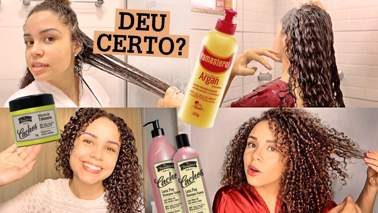 ROTINA CAPILAR SÓ COM YAMASTEROL CACHOS! ✨