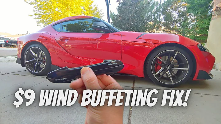 $9 Wind Buffeting Fix for the 2020+ Toyota Supra!