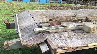3-12-2024-moved 2 wagons using my ATV, a gravity flow wagon + an old wooden wagon-1 hour + 7 minutes