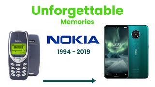 Nokia all phones - Nokia unforgettable memories (1994-2019)