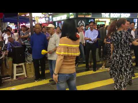 旺角菜街艺人 永隆银行前表演 singing 2018 5  2  乐儿   红豆相思