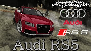[NFS Most Wanted]Audi RS5 mod