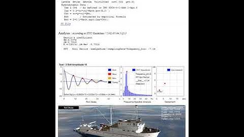 Roll Decay Simulation And Analysis