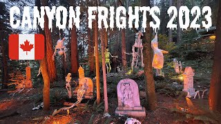 🇨🇦 Canyon Frights 2023 | Capilano Suspension Bridge Park | North Vancouver, BC, Canada | October 13