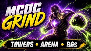LIVE MCOC Grind: Arena, Towers, BGs, & More! | CCP Member