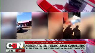 Sicarios asesinaron a un hombre en Pedro Juan Caballero