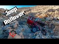 Jeep JK rollover crash site