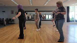 (I Saw) The Neon Light line dance demo