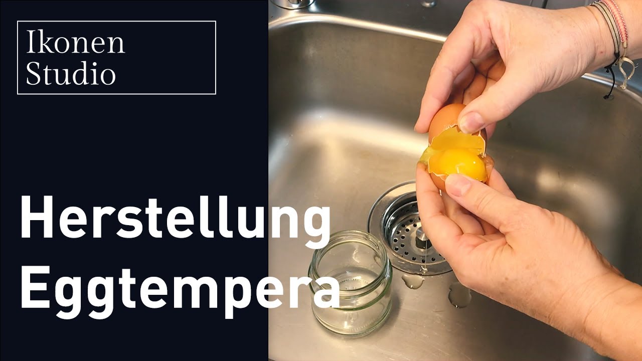 Herstellung von Eitempera - Ikonenstudio