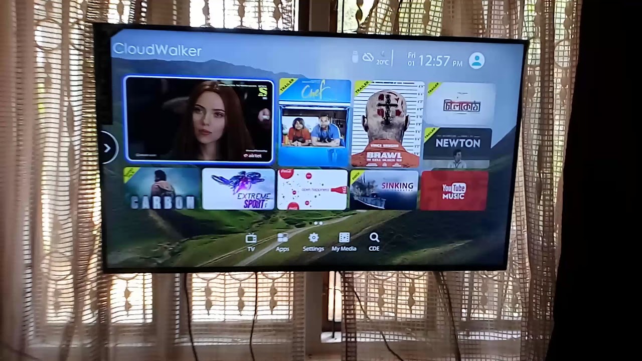 CloudWalker Cloud TV  (55 inch) Ultra HD (4K)  Smart TV 2017