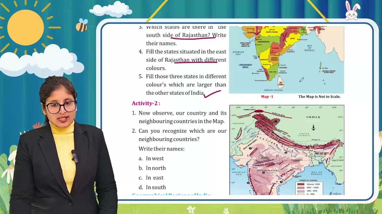 Evs Class 5 Chapter 10  Maps of India Geographical Diversity