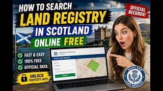 How to search land registry in Scotland online free