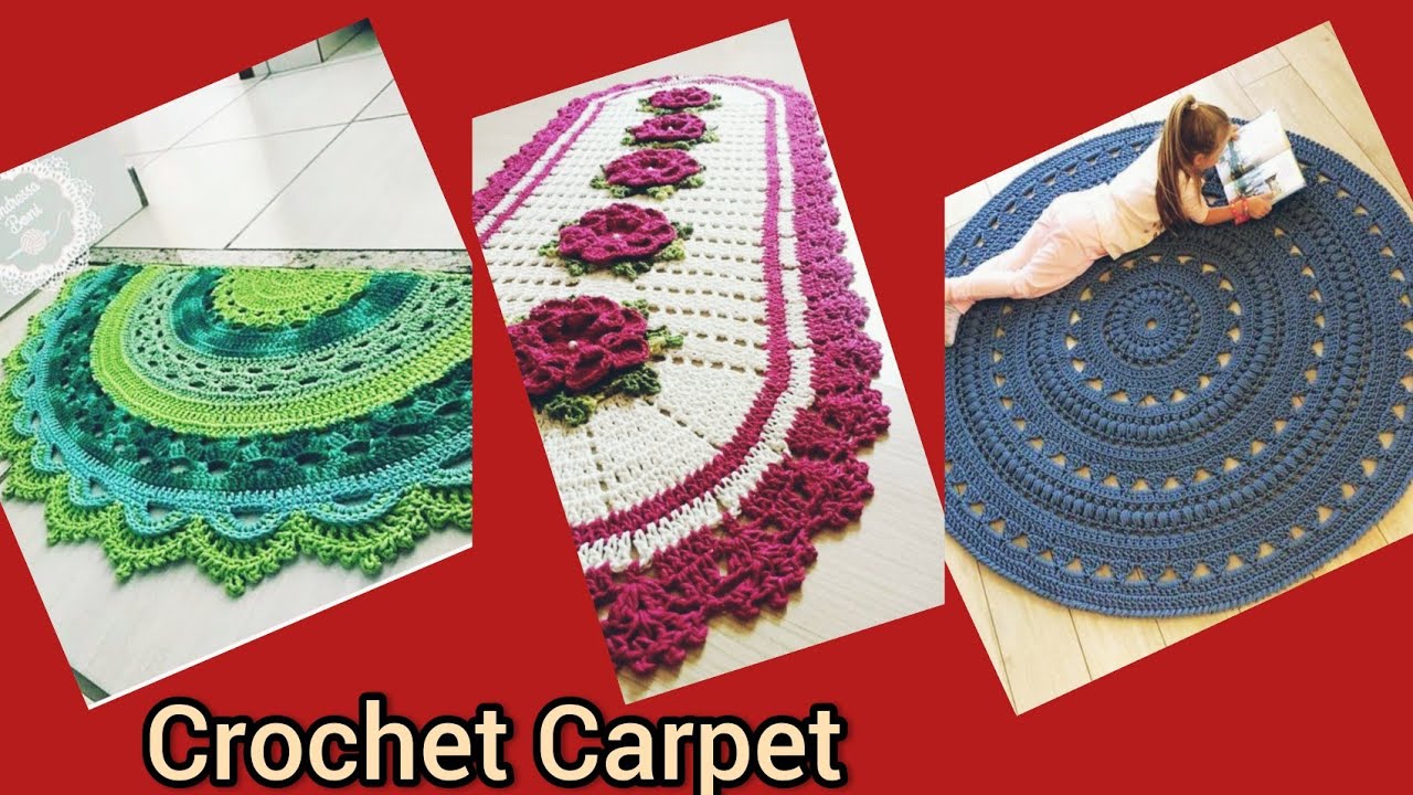 Crochet Door Mat,Floor Mat, Crochet Carpet, Crochet Rug, Crochet