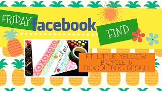 💖 Facebook Friday Find: CAS Washi Card featuring Little Yellow Bicycle & Doodlebug Design