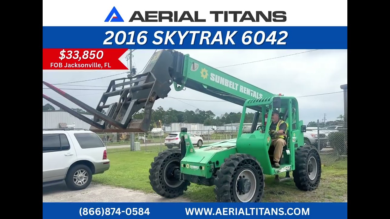 For Sale: 2016 SkyTrak 6042 Telehandler Forklift 