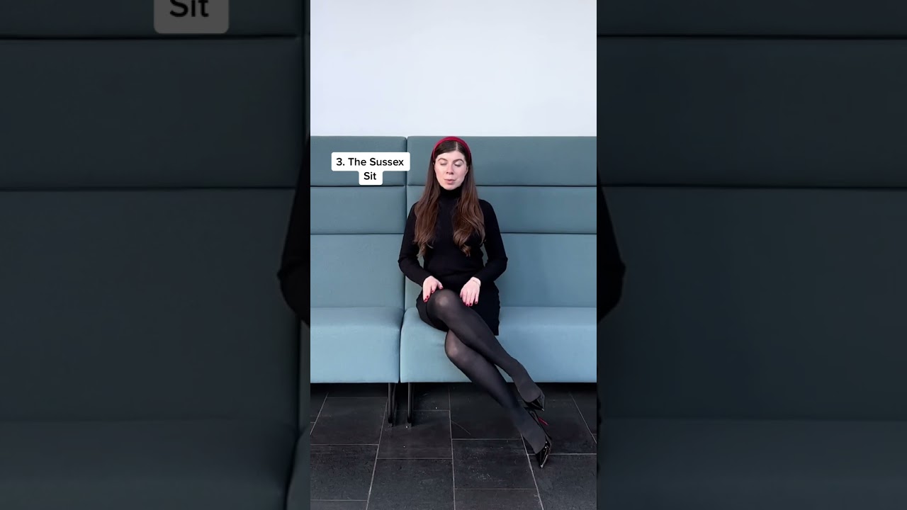 How to sit like a lady