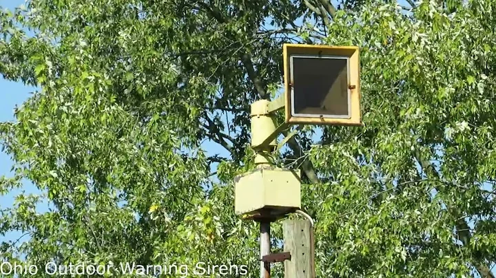Federal Signal Thunderbolt 1000T Siren Test - Full Alert - Orrville, OH