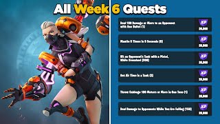 Fortnite All Week 6 Season Quests Guide - Chapter 3 Season 2