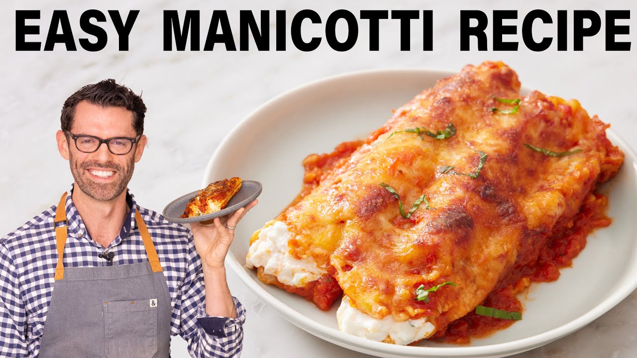 Easy Manicotti Recipe - YouTube