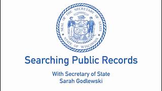SOS Searching Public Records
