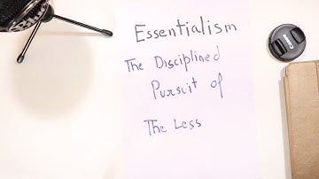 Essentialism | How to be Productive