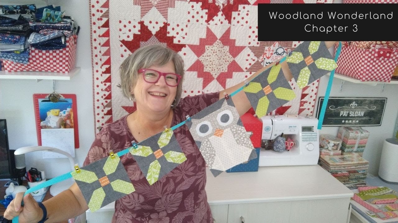 Is it time for the Owl? Woodland Wonderland sew along