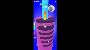 Stack ball game level 88🎯🏀 #shorts #instagram #youtubeshorts #playstation #video #games #gameplay