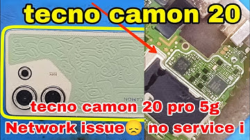 tecno camon 20 pro 5g network no service problem solution