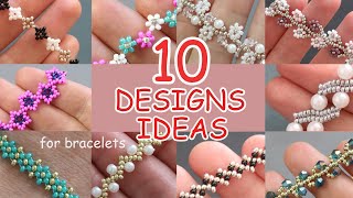 10 Ideas ❤ Designs for Beaded Bracelets