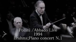 【売約済】ポリーニ(p)アバド&ベルリン・フィル／ブラームス：ピアノ協奏曲第1番 ブラームス：ピアノ協奏曲第1番（ブレンデル／ベルリン・フィル