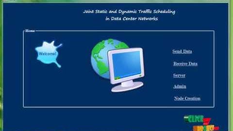 Joint Static and Dynamic Traffic Scheduling in Data Center Networks | Final Year Projects 2016