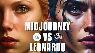 Midjourney VS Leonardo: Full REVIEW