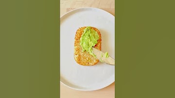 Hashbrown Avocado Toast!