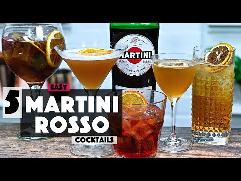 5-easy-cocktail-recipes-with-martini-rosso-vermouth---sweet-vermouth-(martini-vermouth)