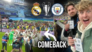 The Magical Bernabeu Comeback from VIP | Real Madrid - Manchester City