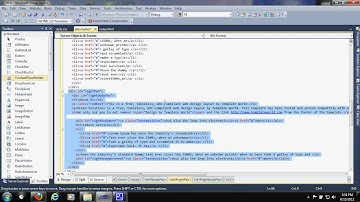 edit html template in asp.net Tutorial part (14)