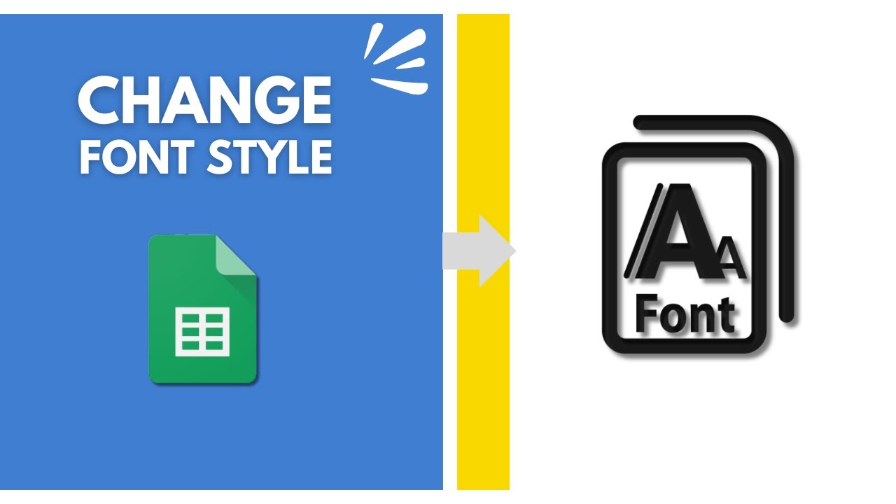 How to Change Font Style in Google Sheets - YouTube