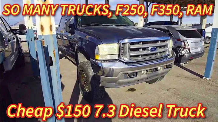 So Many Pick Up Trucks, 2500 Duramax, F250 7.3, F350 Diesel, IAA WALK AROUND
