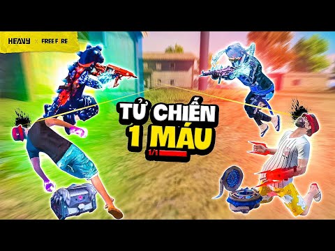 Team Free Fire đọ nhân phẩm khi chơi tử chiến với 1 máu | HEAVY Free Fire