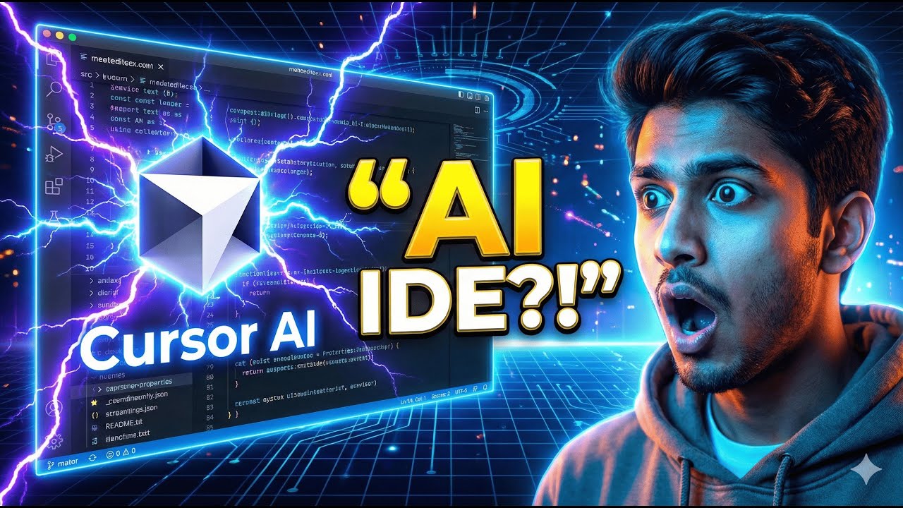 Cursor AI Code Editor | The Fastest AI Coding IDE of 2025 - YouTube