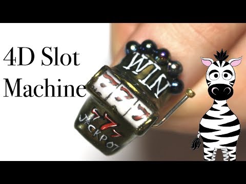 4D Slot Machine Acrylic Nail Art Tutorial | Beauty Big Bang