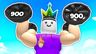 Gained MAX MUSCLES on Roblox Strong Muscle Simulator