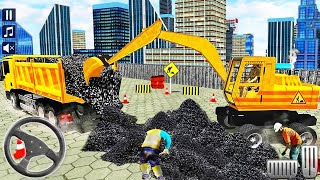 City Road Builder Excavator Simulator - Yol Oluşturucu İş Makinesi Simülatörü - Android Gameplay screenshot 1